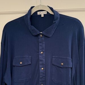 Peter Millar Navy Casual Button Down Shirt